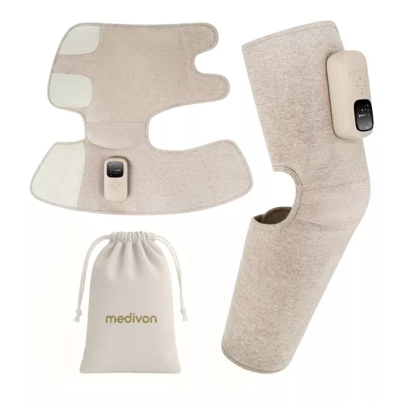 Medivon Compression Massager Sole Duo – oro pagalvėlių pėdų masažuoklis su šildymu, 3 režimai ir 3 intensyvumai