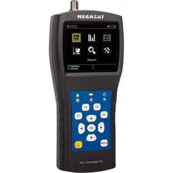 Megasat Satmeter HD 3 Compact V3 - skaitmeninis palydovinis matuoklis su spektro analizatoriumi 2600021