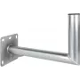 Megasat WB 40 sieninis laikiklis palydovinėms antenoms, aliuminis/plienas, 40 cm alkūnė, sidabrinis 110149