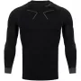 Vyriškas termoaktyvus megztinis Alpinus Tactical Base Layer juodai pilkas GT43219