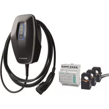 Mennekes AMTRON 4You 310 11 C2 PV-Bundle 11 kW Type 2 įkrovimo stotelė su 7,5 m kabeliu, juoda 1313201265BK