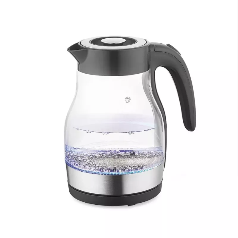 MEO stiklinis elektrinis virdulys 2200 W 1,7 l juodas MR-061-BLACK MAESTRO