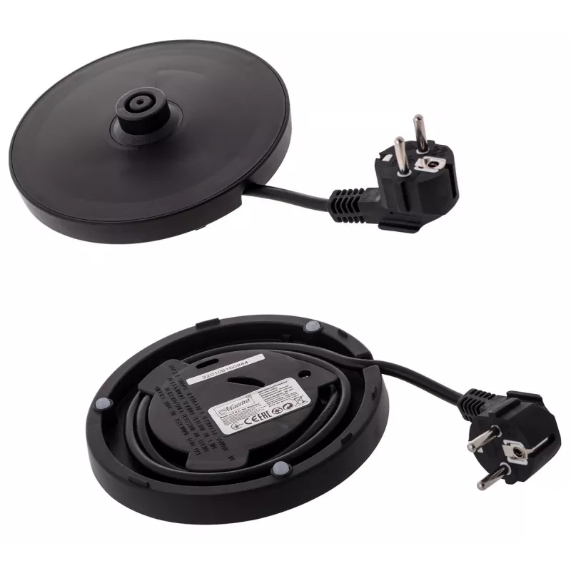 MEO stiklinis elektrinis virdulys 2200 W 1,7 l juodas MR-061-BLACK MAESTRO