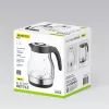 MEO stiklinis elektrinis virdulys 2200 W 1,7 l juodas MR-061-BLACK MAESTRO