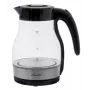 MEO stiklinis elektrinis virdulys 2200 W 1,7 l juodas MR-061-BLACK MAESTRO