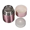 MEO MAESTRO MR-1636-60 600 ml dvigubų sienelių vakuuminis nerūdijančio plieno maisto termosas su 2 indeliais ir sulankstomu šaukštu