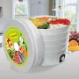 MEO Maestro MR-766 White 520 W Rankinis maišytuvas su Turbo, 5 greičiais, nerūdijančio plieno plakikliais ir tešlos kabliukais