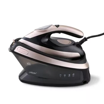 MEO MR-320C Maestro 2400W garų generatoriaus lygintuvas su keraminiu padu, 3,5 bar slėgis, 120 g/min garų stiprinimas, 1,2 L talpa