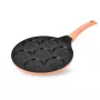 MEO Smile Blynų keptuvė 26 cm nelimpanti aliuminio juoda MR-1222-B