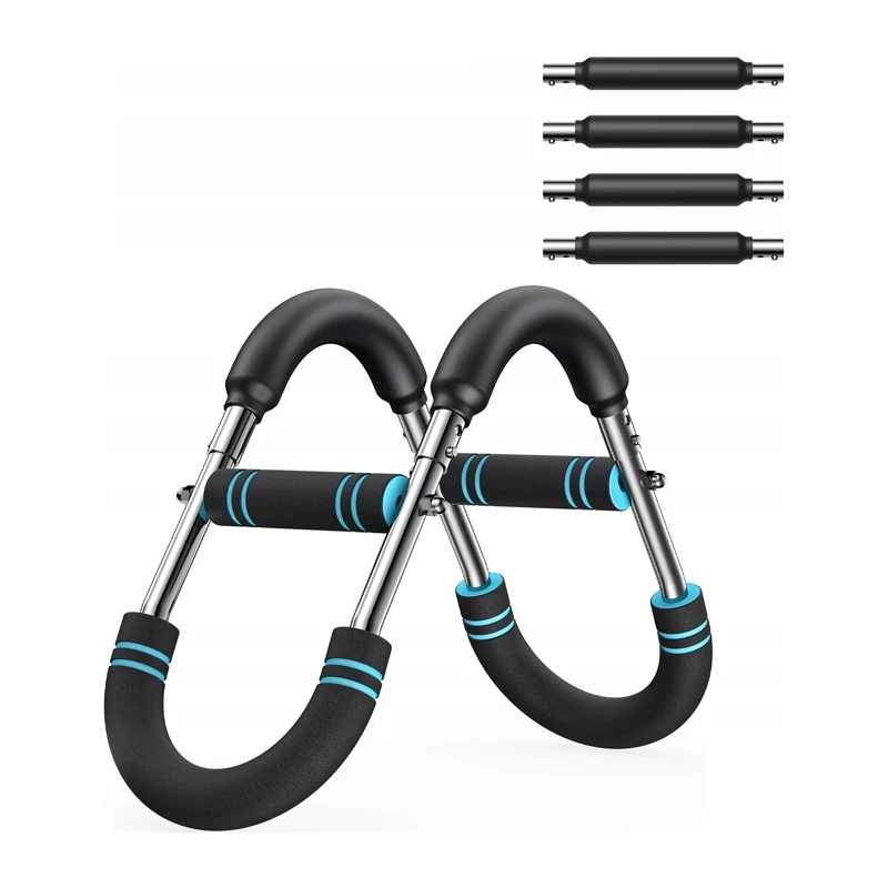 MERACH MR-2500B1 Smart Chest Trainer su hidrauliniu pasipriešinimu, Bluetooth 5.0, programėlės ryšiu, juoda/pilka
