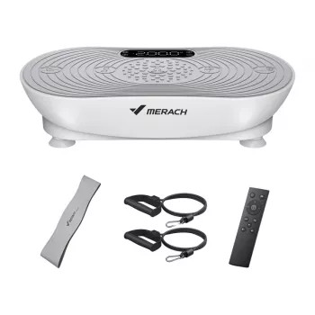MERACH MR-2533W1-EU Vibracinė platforma (balta)