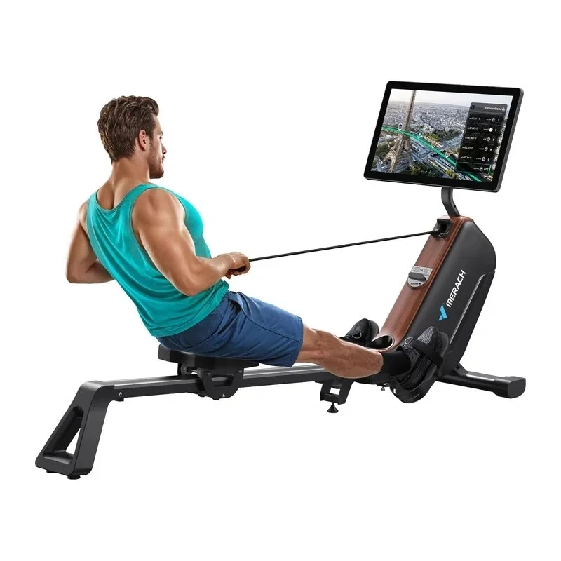 MERACH MR-R15B3-EU Magnetinis irklavimo treniruoklis - sulankstomas, Bluetooth, 16 pasipriešinimo lygių, 150 kg maksimalus vartotojo svoris