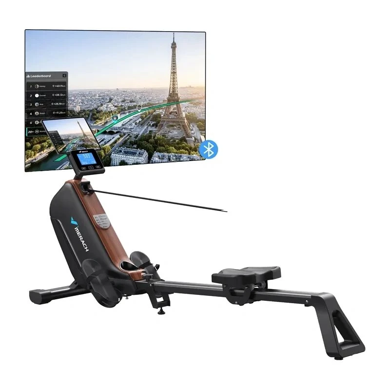 MERACH MR-R15B3-EU Magnetinis irklavimo treniruoklis - sulankstomas, Bluetooth, 16 pasipriešinimo lygių, 150 kg maksimalus vartotojo svoris