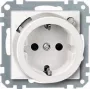 MERTEN 232819 FI-Schuko apsauginis kištukinis lizdas su RCD, 16 A, 230 V, poliarinė balta