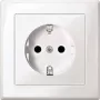 Merten MEG2300-1519 Schuko lizdas CEE 7/3, įleidžiamas, 16 A, 250 V, poliarinė balta