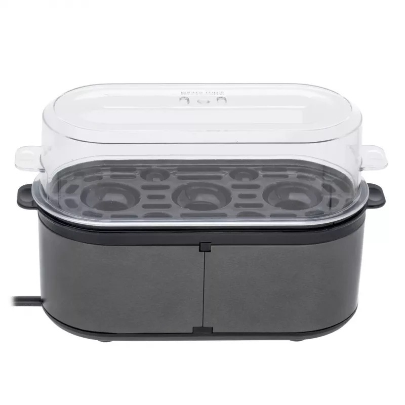 MESKO MS 4485gm kiaušinių virimo aparatas, 7 kiaušiniams, 450 W, tamsiai pilkas