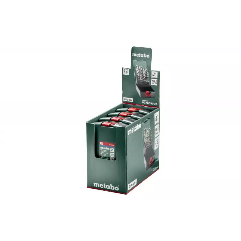 Metabo 627669000 Gręžtų rinkinys 25 vnt.