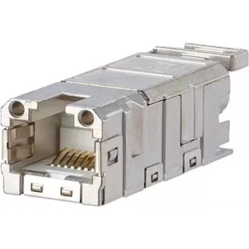METZ BTR Flanšinis įdėklas RJ45 modulis Cat.6 ekranuotas Keystone lizdas 1401100810MI