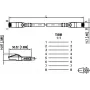 METZ CONNECT 1308451588-E 1,5 m Cat6a S/FTP (S-STP) baltas tinklo kabelis