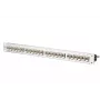 METZ CONNECT 130B11P1-E Cat.6A ekranuotas RJ45 Keystone modulis – sidabrinis, be įrankių, 10GBase-T 130B11P1-E-90