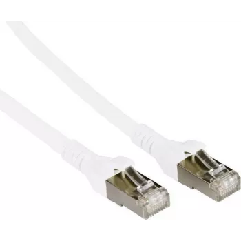 METZ CONNECT Cat.6A S/FTP tinklo kabelis RJ45 į RJ45, 10GBase-T, 0,5 m, pilkas, LSZH, auksuoti kontaktai 1308455088-E