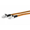 METZ CONNECT Cat6a SF/UTP tinklo jungiamasis kabelis 1 m oranžinis