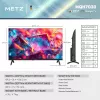 Metz MQH7030Z 40 colių Full HD Android TV juodos spalvos
