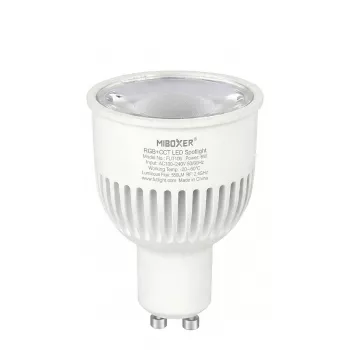 MIBOXER FUT106 GU10 LED prožektorius 6W RGB-CCT reguliuojamas 450lm 2700-6500K Mi-Light
