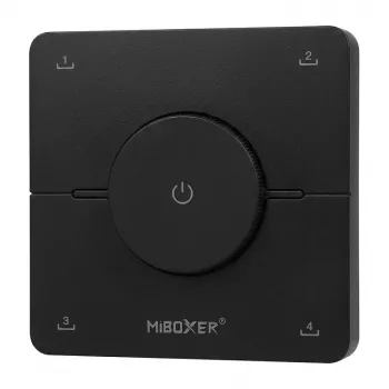 Miboxer Synergy 21 LED nuotolinio valdymo pultas su besisukančiu ratuku 2.4GHz dviguba balta CCT 4 scenos