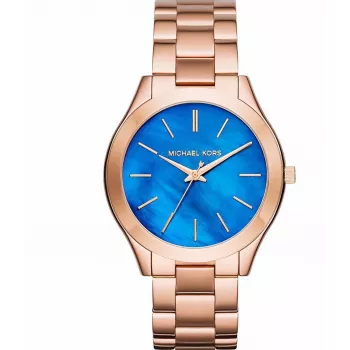 Michael Kors Bradshaw Moteriškas Chronografo Laikrodis MK3494 42mm Rožinio Aukso Nerūdijantis Plienas