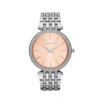 Michael Kors Darci moteriškas laikrodis iš rožinio aukso spalvos nerūdijančio plieno MK3218 39mm