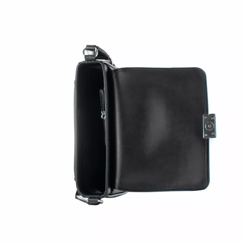 Michael Kors Jet Set Crossbody Bag Black Signature Logo-Print Coated Canvas