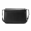 Michael Kors Jet Set Crossbody Bag Black Signature Logo-Print Coated Canvas