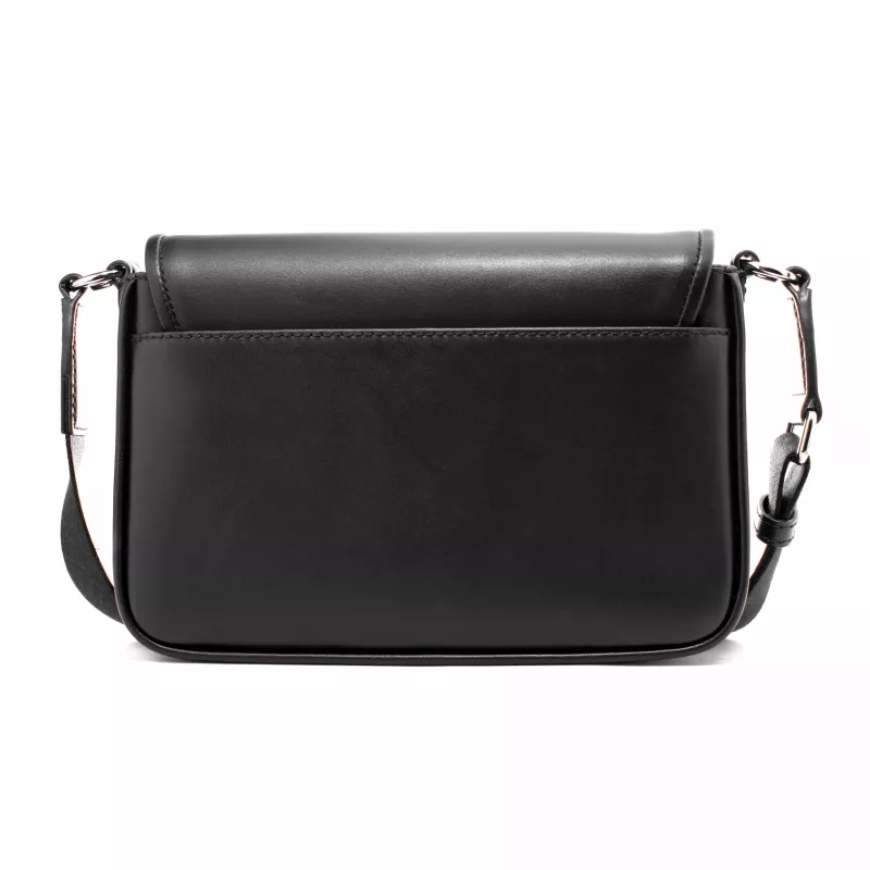 Michael Kors Jet Set Crossbody Bag Black Signature Logo-Print Coated Canvas