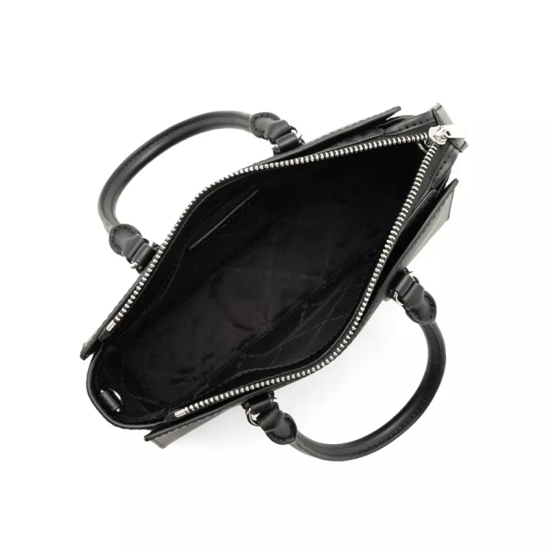 Michael Kors Jet Set Travel Crossbody Bag Black Saffiano Leather 35F5S4XM1LBLA
