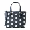 Michael Kors Jet Set Travel Crossbody Bag Navy Blue Signature Coated Canvas