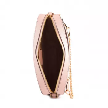 Michael Kors Jet Set Travel Crossbody Bag Saffiano Leather Powder Blush 35S1GTTC7LPOW