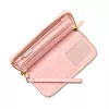 Michael Kors Jet Set Travel Powder Blush Saffiano odos riešinė piniginė