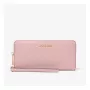 Michael Kors Jet Set Travel Powder Blush Saffiano odos riešinė piniginė