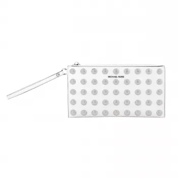Michael Kors Jet Set Travel Saffiano odinė piniginė 25x14x1 cm, auksiniai akcentai