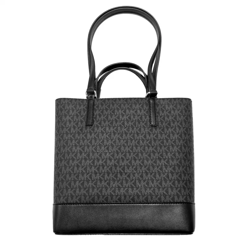 Michael Kors Jet Set Travel Saffiano Leather Shoulder Bag Black 35S4GX9T1BBLA