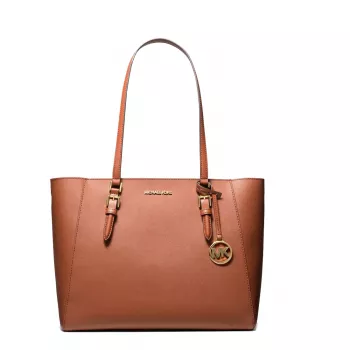 MICHAEL KORS Jet Set Travel Saffiano odos rankinių komplektas - Lagaminas - Moteriškas 35R3GCFT3TLUG (33x28x12cm)