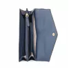 Michael Kors Jet Set Travel Saffiano Leather Wristlet Wallet in Navy with Gold-Tone Hardware