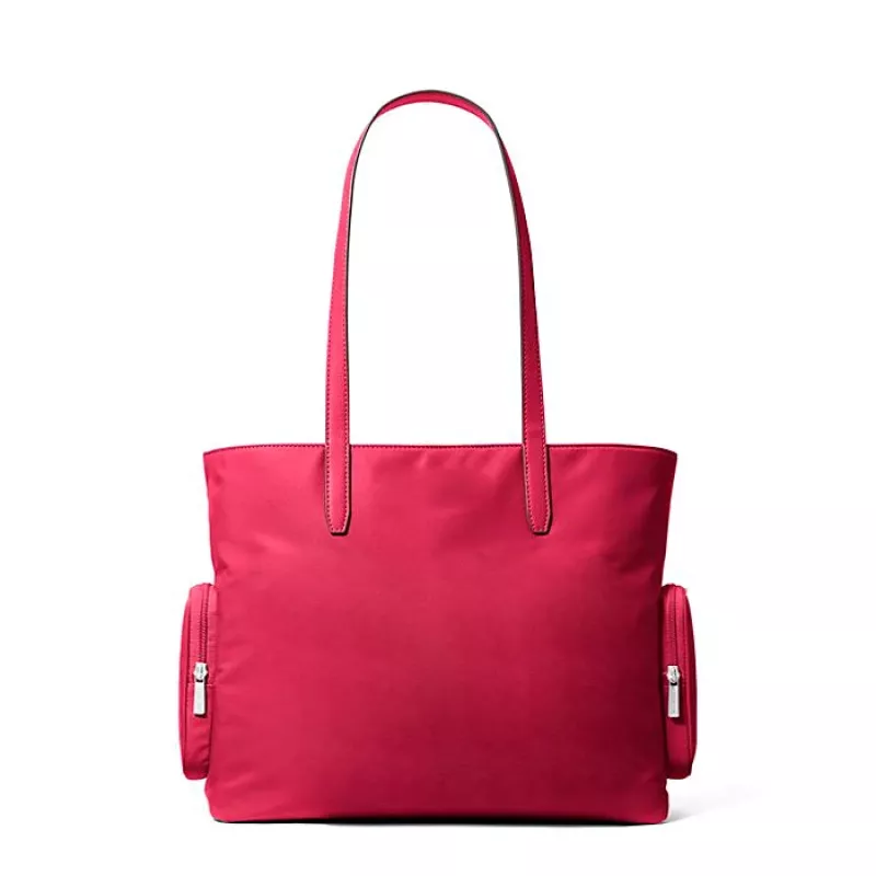 Michael Kors Jet Set Travel Tote Bag Dark Berry Multi Saffiano Leather Women's 35T5S5FT9CDKR
