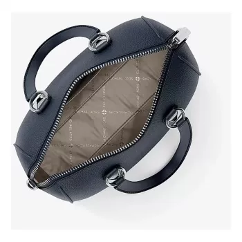Michael Kors Jet Set Travel moteriškas Saffiano odinis kryžminis krepšys, tamsiai mėlynas, 19x13x9 cm