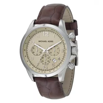 Michael Kors vyriškas chronografinis laikrodis MK8115 45mm juodas silikonas