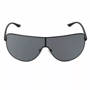 Vyriški Michael Kors akiniai nuo saulės MK-1113-BLACK - stačiakampis acetatinis rėmelis su dūminiais pilkais lęšiais