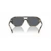 Vyriški Michael Kors akiniai nuo saulės MK2219U394287 - Juodas acetatinis rėmelis, pilki polikarbonatiniai lęšiai, 57 mm