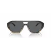 Vyriški Michael Kors akiniai nuo saulės MK2219U394287 - Juodas acetatinis rėmelis, pilki polikarbonatiniai lęšiai, 57 mm