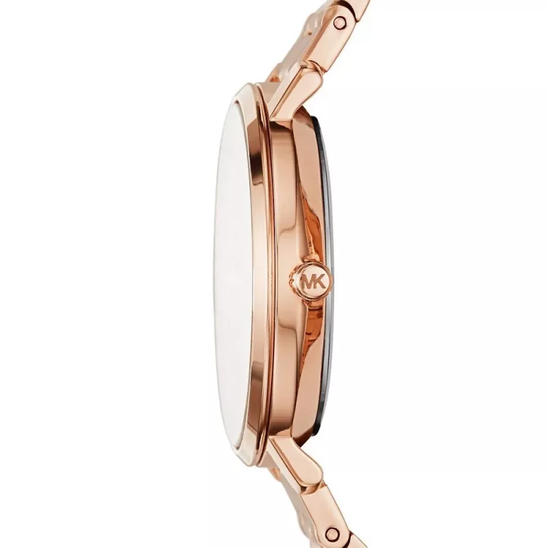 Michael Kors MK3501 Moteriškas Rožinio Aukso Spalvos Nerūdijančio Plieno Laikrodis 38mm